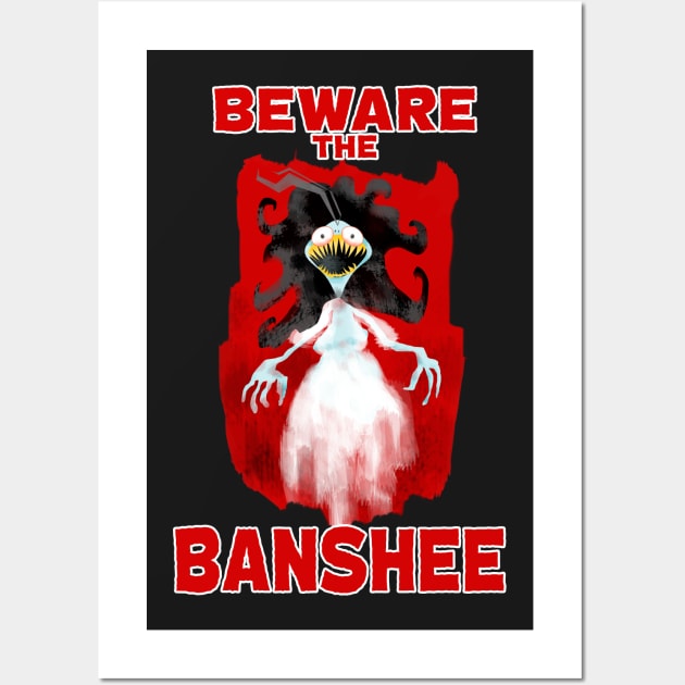 Beware The Banshee Wall Art by Nathan Wiedemer 